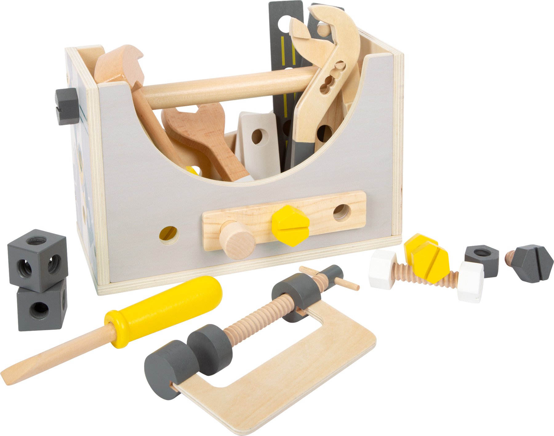 Small Foot - Houten Gereedschapskist 2in1