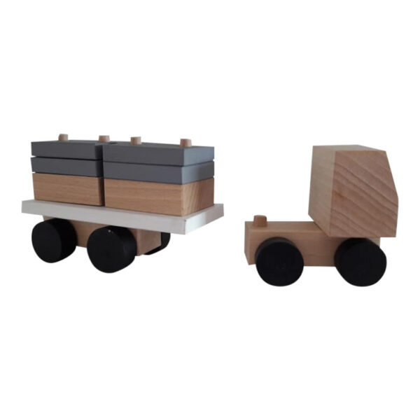 Vrachtwagen hout handgemaakt - Afbeelding 2