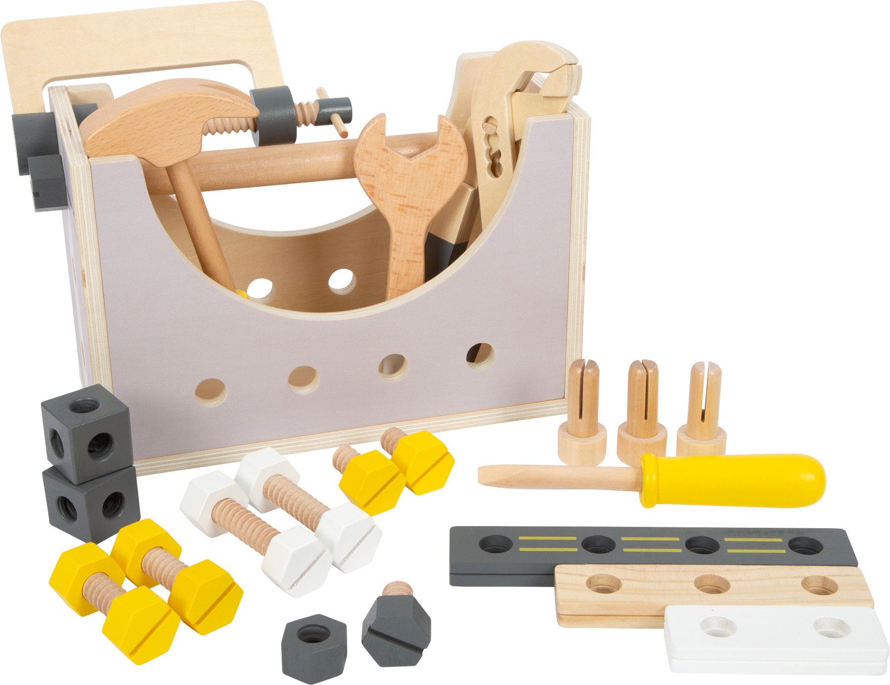 Small Foot - Houten Gereedschapskist 2in1 - Afbeelding 7