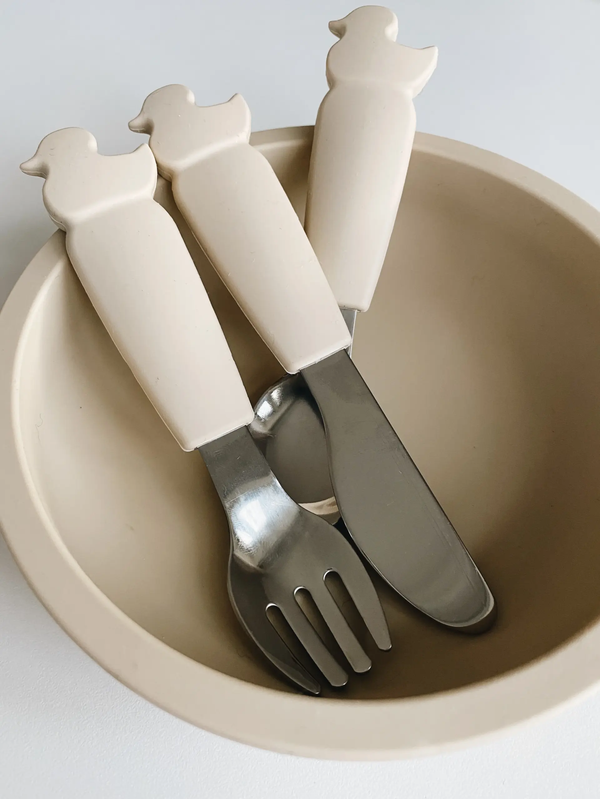 Bobbi Balloon Siliconen roestvrijstalen bestekset - Afbeelding 3