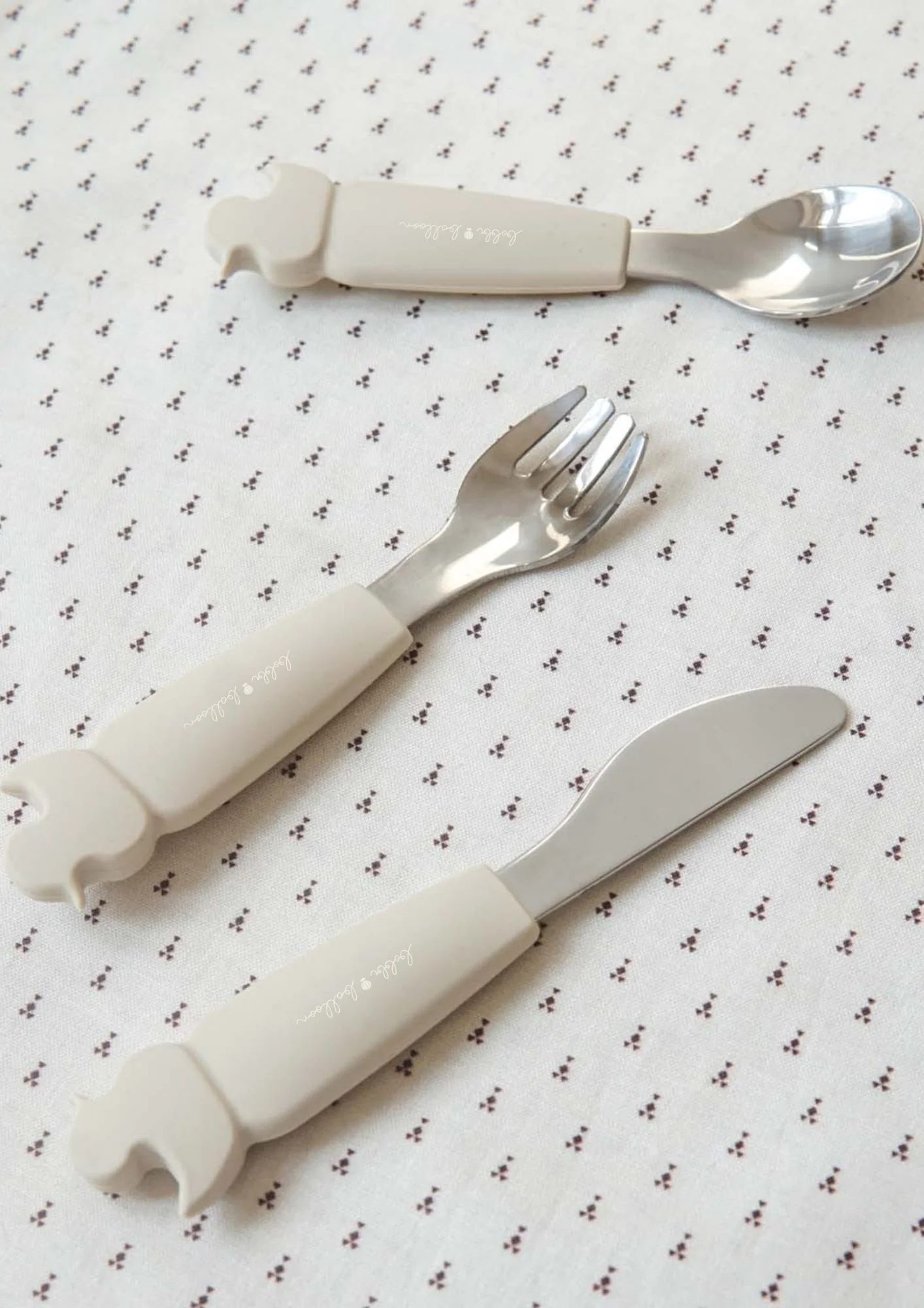 Bobbi Balloon Siliconen roestvrijstalen bestekset - Afbeelding 4