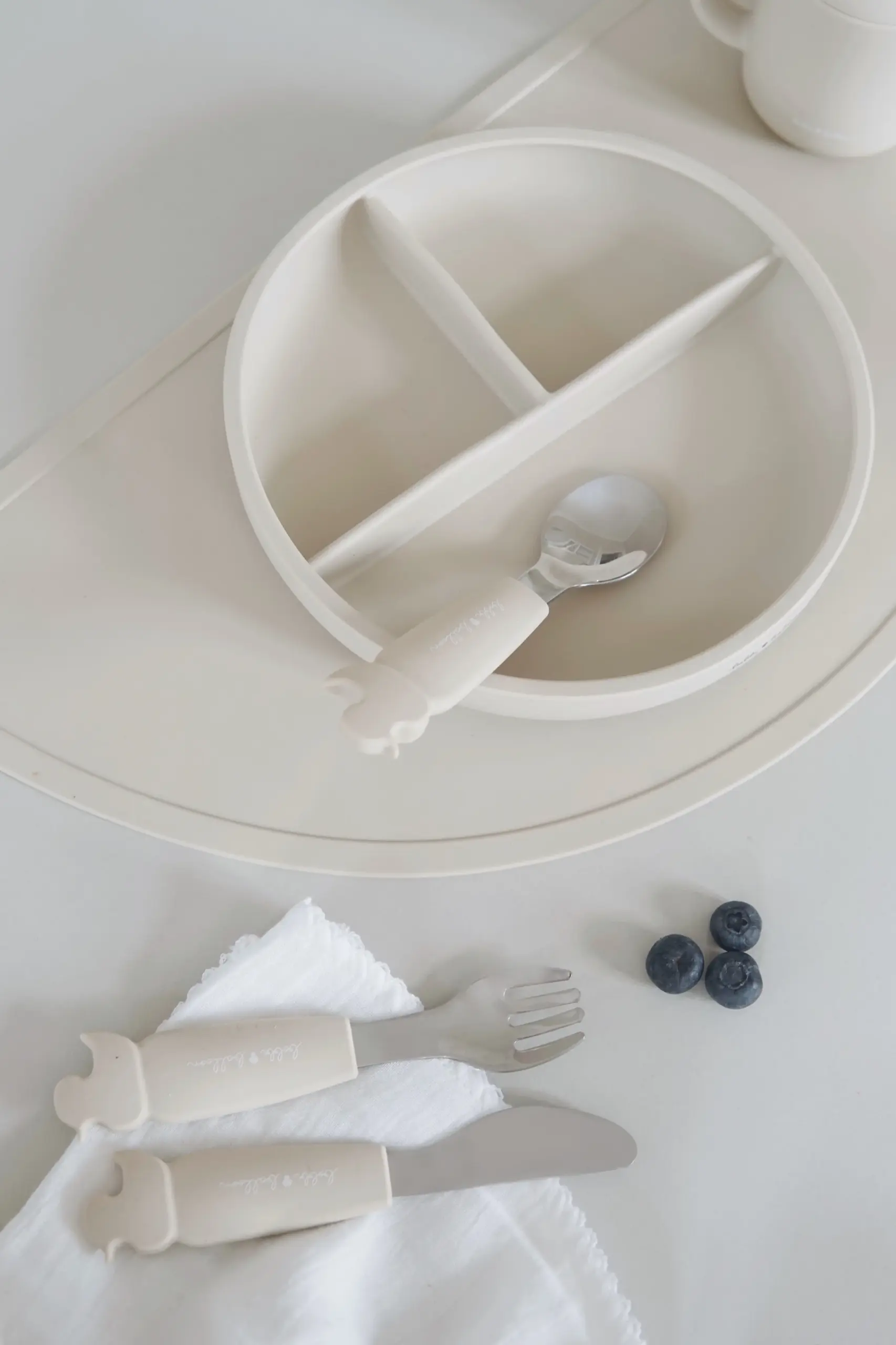 Bobbi Balloon Siliconen roestvrijstalen bestekset - Afbeelding 8