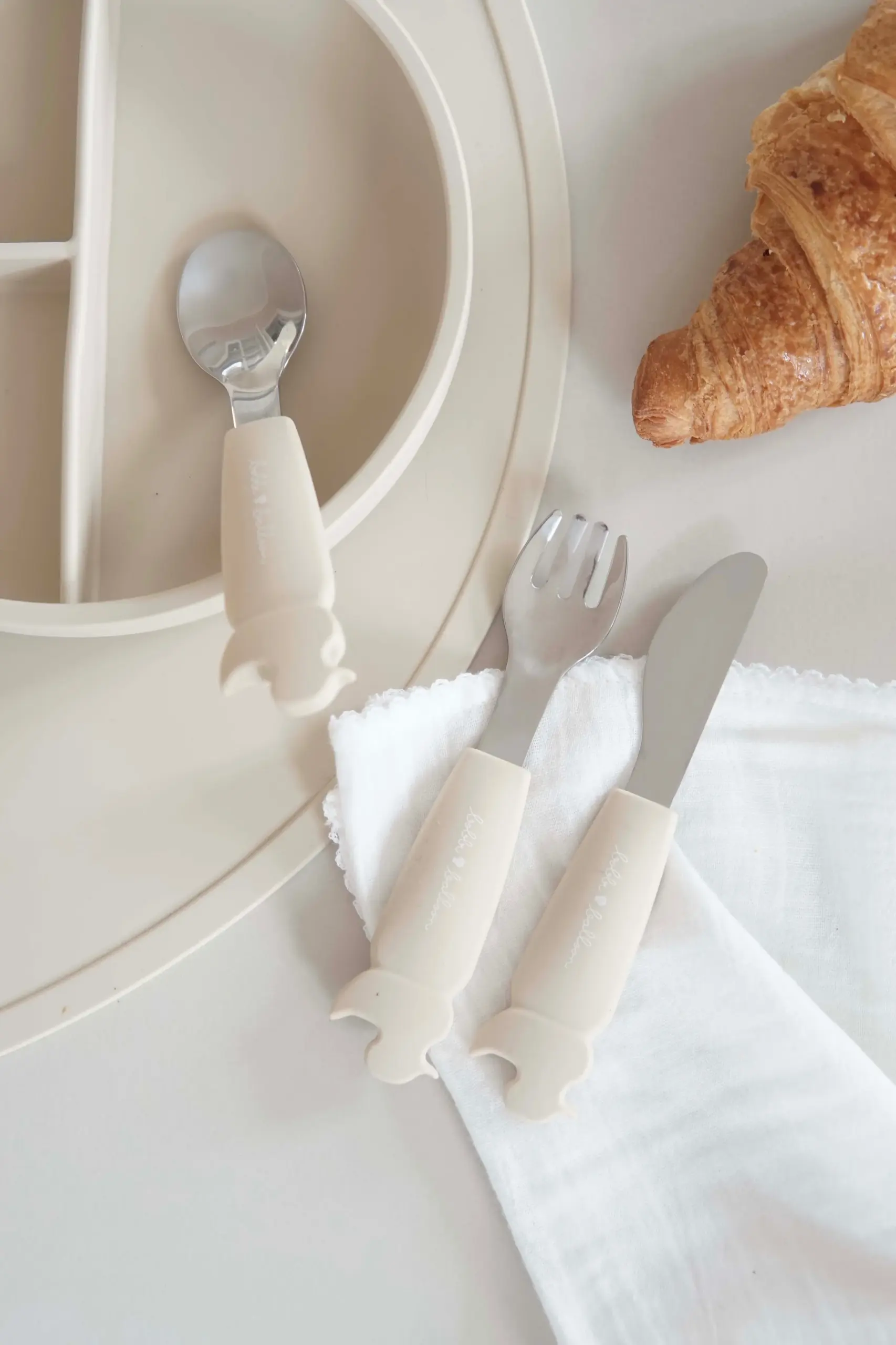 Bobbi Balloon Siliconen roestvrijstalen bestekset - Afbeelding 10