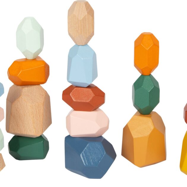 Small Foot - Houten Balans Blokken Safari