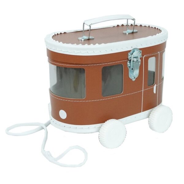 O-That speelkoffertje Tram cognac - Afbeelding 2