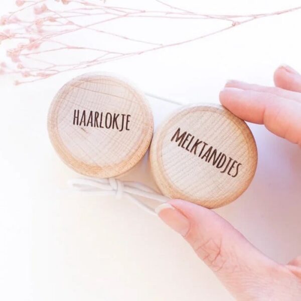 SUS- Design Bewaardoosje melktandjes + Haarlokje (SET) - Afbeelding 3