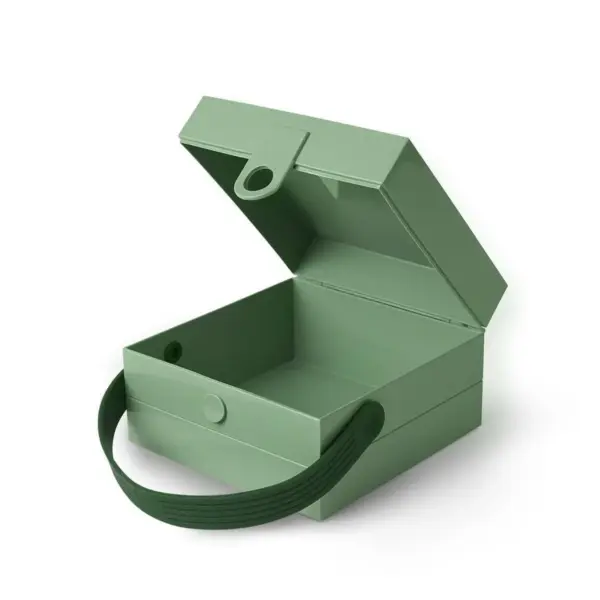 LEGO - Lunchbox Brick 4 met Handvat - Polypropyleen - Groen