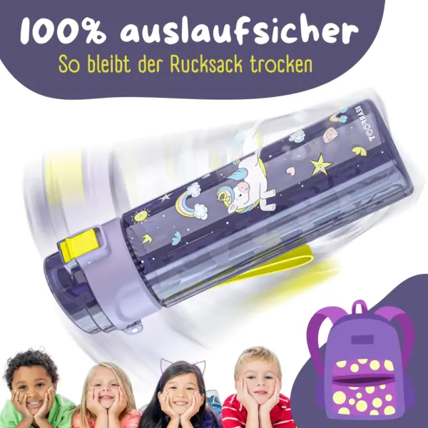 BEARFOOT Drinkfles voor kinderen - 500 ml - eenhoorn