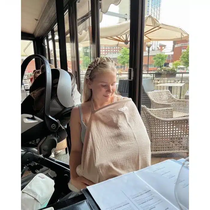 TISU borstvoedingshoes zand