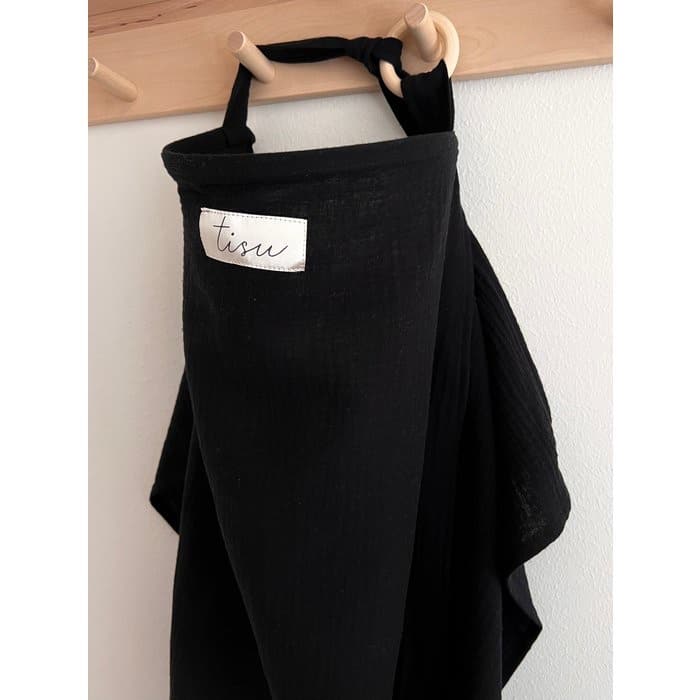 TISU voedingsovertrek zwart - Afbeelding 2