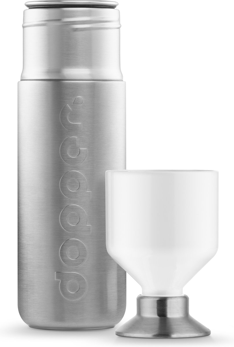 Dopper Steel Drinkfles - 1,1L - Roestvrij staal