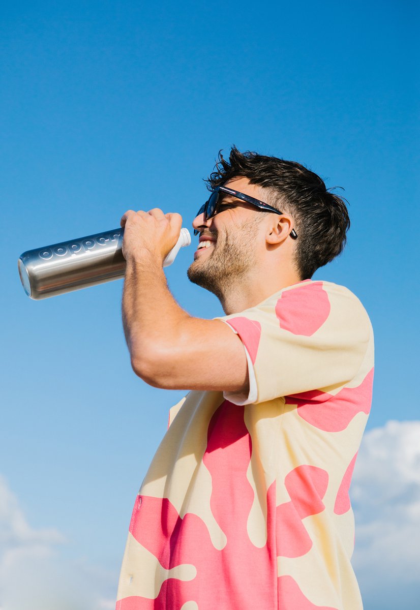 Dopper Steel Drinkfles - 1,1L - Roestvrij staal